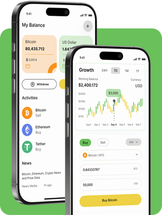 KYC-Chain trading platform with live market data